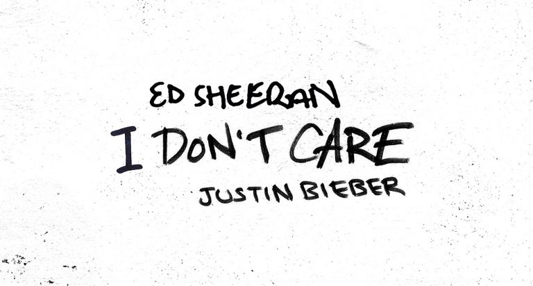 Ed Sheeran & Justin Bieber - I Don't Care [Official Lyric Video]